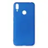Huawei Honor 8c Kılıf First Silikon - Mavi