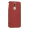 Huawei Mate 10 Lite Kılıf Volet Silikon - Kırmızı