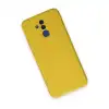 Huawei Mate 20 Lite Kılıf Nano İçi Kadife Silikon - Sarı