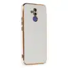 Huawei Mate 20 Lite Kılıf Volet Silikon - Beyaz