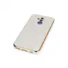 Huawei Mate 20 Lite Kılıf Volet Silikon - Beyaz