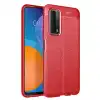 Huawei P Smart 2021 Kılıf Auto Focus Kapak - Kırmızı