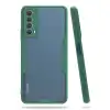 Huawei P Smart 2021 Kılıf Platin Silikon - Yeşil
