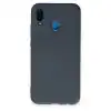 Huawei P20 Lite Kılıf Nano İçi Kadife Silikon - Gri