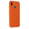 Huawei P20 Lite Kılıf Nano İçi Kadife Silikon - Turuncu