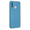 Huawei P30 Lite Kılıf Nano İçi Kadife Silikon - Mavi