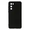 Huawei P40 Kılıf First Silikon - Siyah