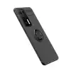 Huawei P40 Kılıf Range Yüzüklü Silikon - Siyah