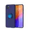 Huawei Y5p Kılıf Range Yüzüklü Silikon - Mavi