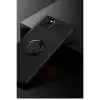 Huawei Y5p Kılıf Range Yüzüklü Silikon - Siyah