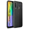 Huawei Y6p Kılıf Auto Focus Kapak - Siyah