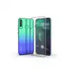 Huawei Y6p Kılıf Lüx Şeffaf Silikon - Şeffaf