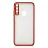 Huawei Y6p Kılıf Montreal Silikon Kapak - Kırmızı