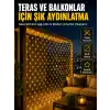 İç ve Dış Mekân Kullanımına Uygun 3x3 Metre LED Işık Ağı