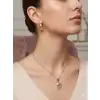İnci Detaylı Yaprak Tasarımlı Set