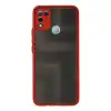 İnfinix Hot 10 Play Kılıf Montreal Silikon Kapak - Kırmızı