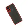 İnfinix Hot 11s Kılıf Montreal Silikon Kapak - Kırmızı