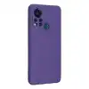 İnfinix Hot 11s Kılıf Nano İçi Kadife Silikon - Mor