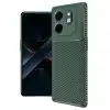 İnfinix Smart 9 Kılıf Auto Focus Karbon Kapak - Koyu Yeşil