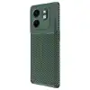 İnfinix Smart 9 Kılıf Auto Focus Karbon Kapak - Koyu Yeşil