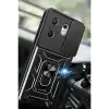 İnfinix Zero 30 4g Kılıf Pars Lens Yüzüklü Silikon - Kırmızı
