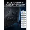 Intercom Bluetooth Kask Kulaklık Motosiklet Kulaklık 5.0 Bluetooth