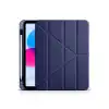 İpad 2022 10.9 (10.nesil) Kılıf Kalemlikli Mars Tablet Kılıfı - Lacivert