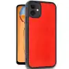 İphone 11 Kılıf Aras Deri Kapak - Kırmızı