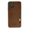 İphone 11 Pro Max Kılıf Loop Deri Silikon - Kahverengi