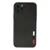 İphone 11 Pro Max Kılıf Loop Deri Silikon - Siyah