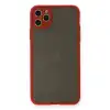 İphone 11 Pro Max Kılıf Montreal Silikon Kapak - Kırmızı