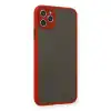 İphone 11 Pro Max Kılıf Montreal Silikon Kapak - Kırmızı