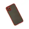 İphone 11 Pro Max Kılıf Montreal Silikon Kapak - Kırmızı