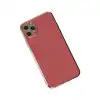 İphone 11 Pro Max Kılıf Volet Silikon - Kırmızı