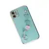 İphone 12 Kılıf Esila Silikon - Su Yeşili