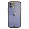İphone 12 Kılıf Liva Taşlı Silikon - Siyah