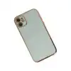 İphone 12 Kılıf Volet Silikon - Açık Yeşil