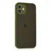 İphone 12 Mini Kılıf Montreal Silikon Kapak - Açık Yeşil