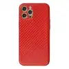 İphone 12 Pro Kılıf Coco Karbon Silikon - Kırmızı