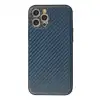 İphone 12 Pro Kılıf Coco Karbon Silikon - Mavi