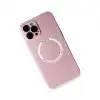 İphone 12 Pro Kılıf Jack Magneticsafe Lens Silikon - Rose Gold