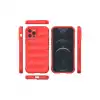 İphone 12 Pro Kılıf Optimum Silikon - Kırmızı