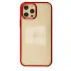 İphone 12 Pro Max Kılıf Element Silikon - Kırmızı