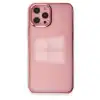 İphone 12 Pro Max Kılıf Element Silikon - Pembe