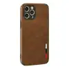 İphone 12 Pro Max Kılıf Loop Deri Silikon - Kahverengi