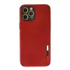 İphone 12 Pro Max Kılıf Loop Deri Silikon - Kırmızı