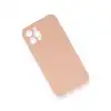 İphone 12 Pro Max Kılıf Nano İçi Kadife Silikon - Pudra