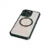 İphone 12 Pro Max Kılıf Prag Magneticsafe Kapak - Koyu Yeşil