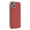İphone 13 Kılıf Volet Silikon - Kırmızı