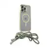 İphone 13 Pro Kılıf Divo Lazer Askılı Magsafe Kapak - Koyu Yeşil